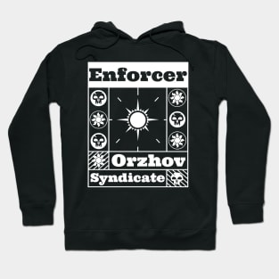 Orzhov Syndicate | Enforcer | MTG Guild White on Black Design Hoodie